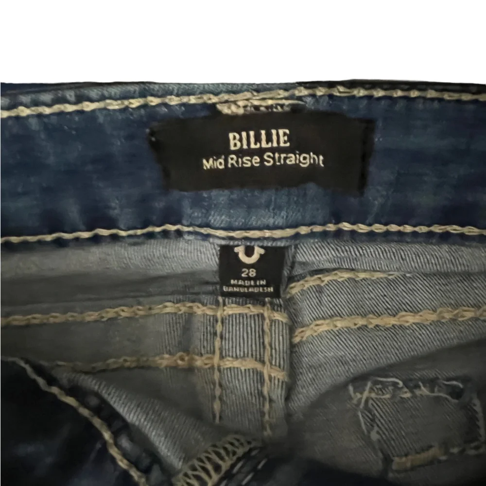 True Religion Billie Jeans, Straight Leg, Size 28 , Great Condition - Picture 7 of 9